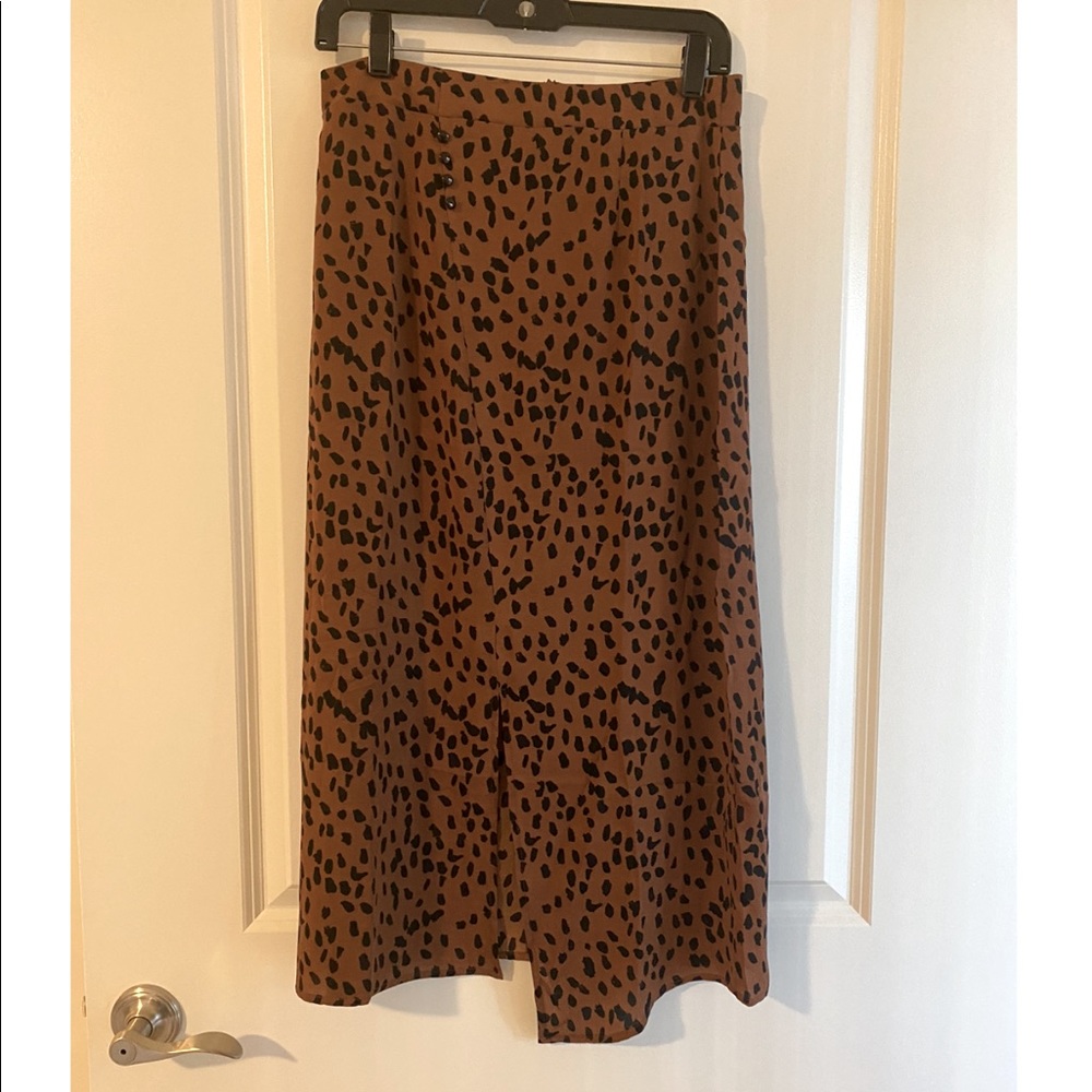 NWT Nasty Gal Leopard Skirt